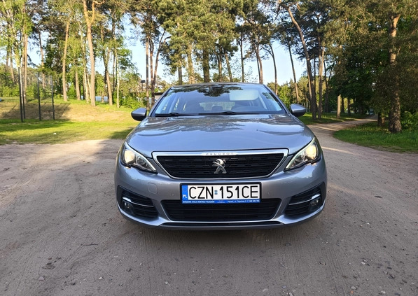 Peugeot 308 cena 42999 przebieg: 144000, rok produkcji 2018 z Łabiszyn małe 172